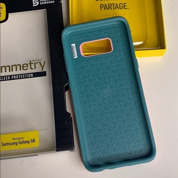 Otter Box Symmetry Series Samsung Galaxy S8 Case pink - Picture 5 of 7